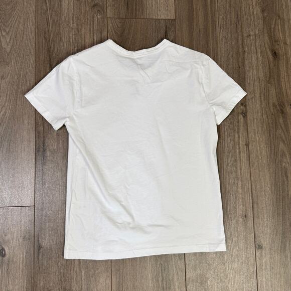 Madewell Cotton Perfect Crewneck Tee Sz 2XS White Short Sleeve Pullover Stretch - Picture 7 of 9